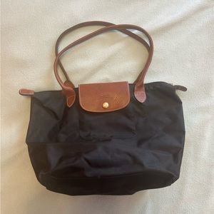 Longchamp black bag purse tote LE PLIAGE ORIGINAL S HANDBAG cute
